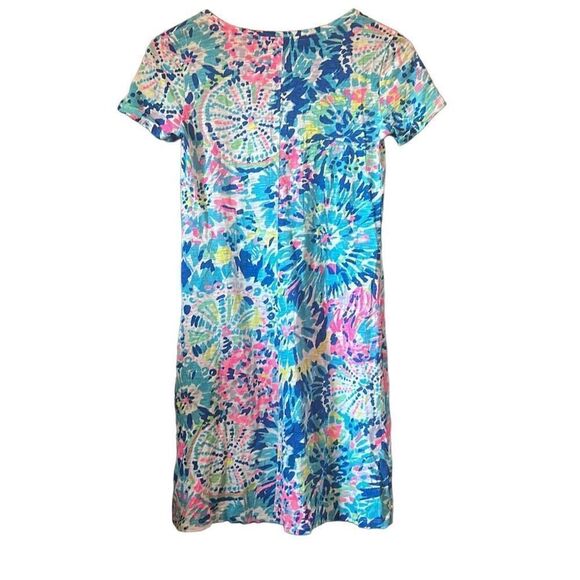Lilly Pulitzer Women's V-Neck Knit Midi Dress Colorful Print - Picture 5 of 5
